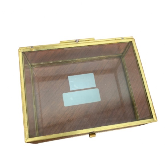 H&M Gold Glass Jewelry Box - Picture 2 of 5